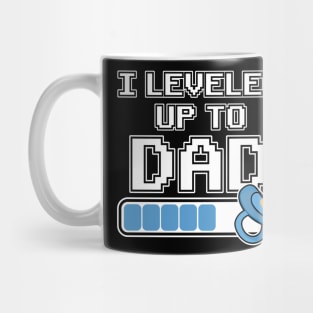 Leveled up to Dad Daddy Father Gift Birth Pregnant Mug